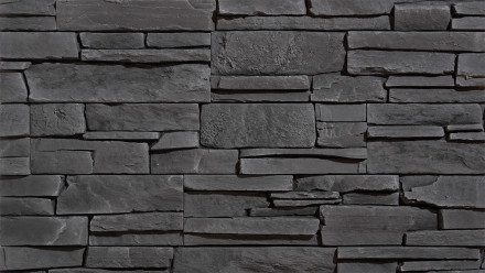 planeo StoneWall Solid Steinriemchen - Obsidian