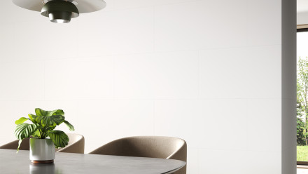 planeo Wandverkleidung Kunststoff - Wall&Floor Design White supermatt