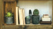 Vinyltapete braun Modern Klassisch Bilder Blumen & Natur Holz Authentic Walls 2 691