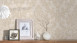 Vinyltapete beige Retro Klassisch Landhaus Blumen & Natur Bilder Trendwall 703