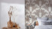 Vinyltapete Trendwall 2 Blumen & Natur Vintage Weiß 592