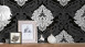 Vinyltapete schwarz Modern Landhaus Ornamente Styleguide Design 2021 314