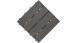 planeo WPC-Terrassenfliese anthrazit 30x30 cm - 6 Stk