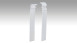 MEISTER Verbindungsstück selbstklebend für Fußleiste Profil 13 PK (120 mm) 2001 Weiß (800031-04-02001)