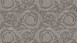 Vinyltapete grau Klassisch Landhaus Barock Ornamente Blumen & Natur Versace 3 836
