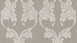 Textilfädentapete grau Vintage Blumen & Natur Tessuto 286