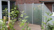 planeo Gardence Flair - Glas-Sichtschutz Schräg links Satiniert 90 x 180 cm