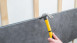 Wandverkleidung Kunststoff - planeo StrongWall - Dark Cement